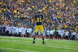 Roy roundtree university of michigan football vs. northwestern 2012 at the big house in ann arbor